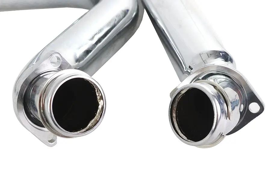V-Twin Wyatt Gatling Exhaust Drag Pipe Set Down Slash Shorty for Harley Davidson FXST by V-Twin