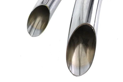 Wyatt Gatling Street Sweeper Exhaust Pipe Set Chrome for Harley Davidson FXST (1986-1995) by Wyatt Gatling