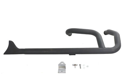 Wyatt Gatling 2:1 Fishtail Exhaust Header Pipe for Harley Davidson XL (Black) by Wyatt Gatling