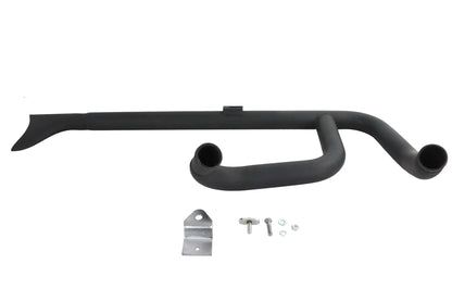 Wyatt Gatling 2:1 Fishtail Exhaust Header Pipe for Harley Davidson XL (Black) by Wyatt Gatling