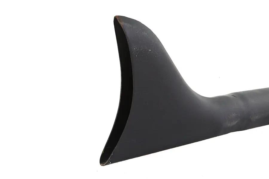 Wyatt Gatling 2:1 Fishtail Exhaust Header Pipe for Harley Davidson XL (Black) by Wyatt Gatling