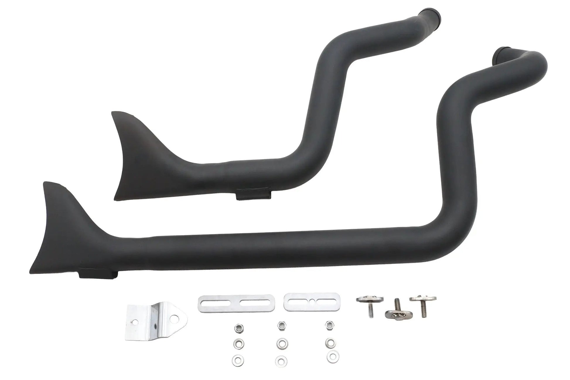 V-Twin XL Staggered Fishtail Exhaust System Chrome Part 8256 for Harley Davidson XL Models by V-Twin