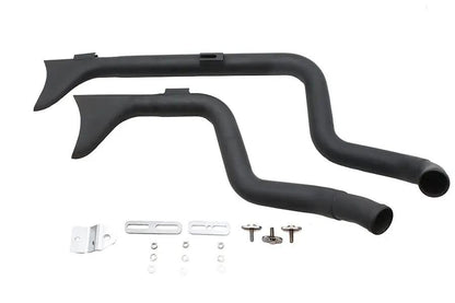 V-Twin XL Staggered Fishtail Exhaust System Chrome Part 8256 for Harley Davidson XL Models by V-Twin