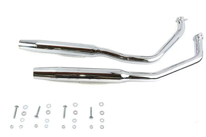 Paughco FXR Exhaust System with Leather-Welded Muffler – Fits 1982-1983 Harley Davidson FXR by Paughco