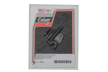 Colony Rear Brake Switch Pull Kit for Harley Davidson W Models by Colony