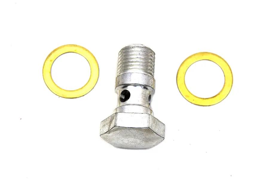 Colony Oil Line Banjo Bolt and Washer Kit for Harley Davidson EL and U Models by Colony