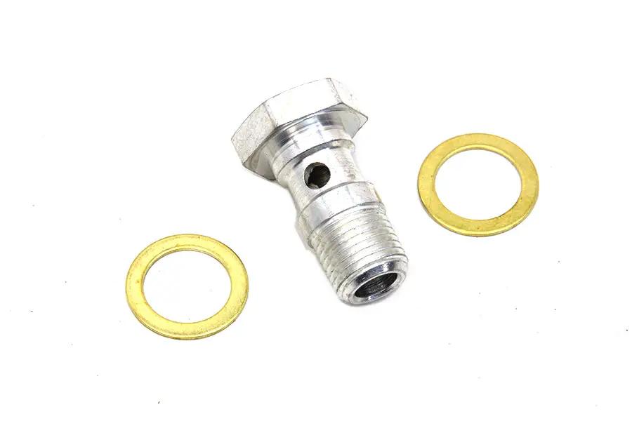 Colony Oil Line Banjo Bolt and Washer Kit for Harley Davidson EL and U Models by Colony
