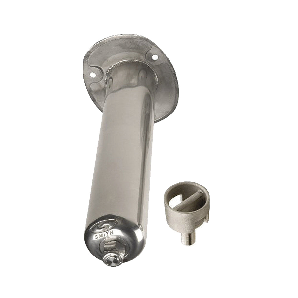 C.E. Smith Stainless Steel Flush Mount Swivel Rod Holder - 10-1/2" Length, 1-7/8" ID