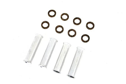 Colony Lower Pushrod Cover Kit Cadmium Plated for 1940-1947 Harley Davidson FL by Colony