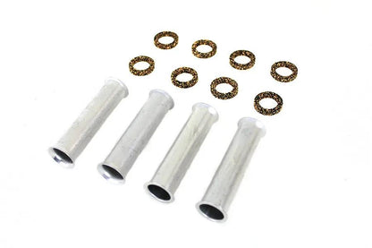 Colony Lower Pushrod Cover Kit Cadmium Plated for 1940-1947 Harley Davidson FL by Colony