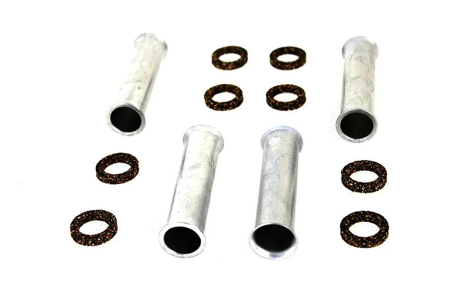 Colony Lower Pushrod Cover Kit Cadmium Plated for 1940-1947 Harley Davidson FL by Colony