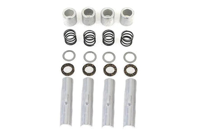 Colony Upper Pushrod Cover Kit Cadmium Plated for Harley Davidson FL (1940-1947) by Colony