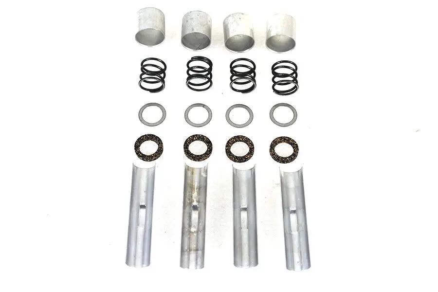 Colony Upper Pushrod Cover Kit Cadmium Plated for Harley Davidson FL (1940-1947) by Colony