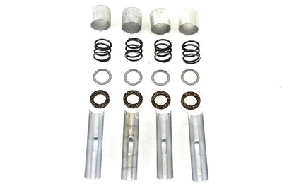 Colony Upper Pushrod Cover Kit Cadmium Plated for Harley Davidson FL (1940-1947) by Colony