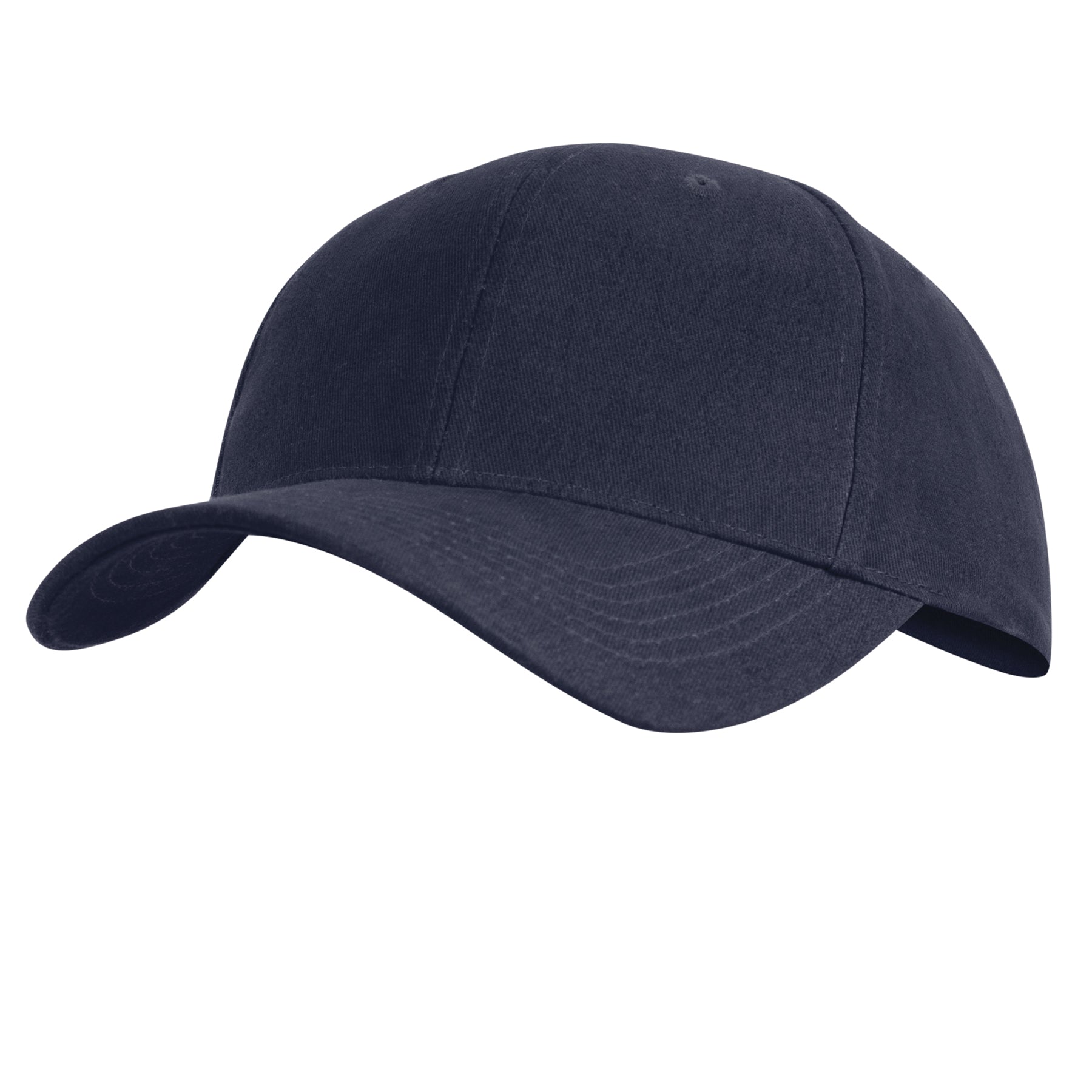 Rothco Supreme Solid Color Low Profile Cap Navy Blue - Comfortable Brushed Cotton Twill Baseball Cap with Adjustable Fit