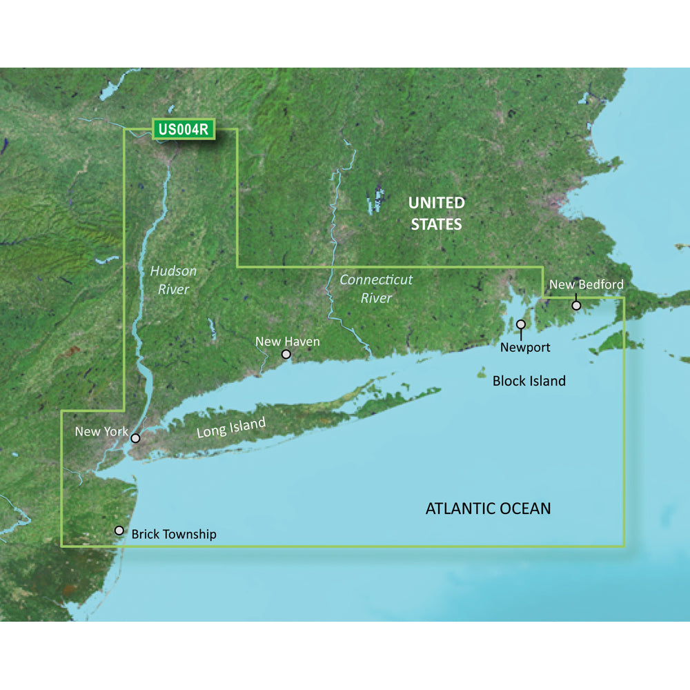 Garmin BlueChart g3 Vision HD VUS004R New York Coastal Navigation Chart on microSD/SD