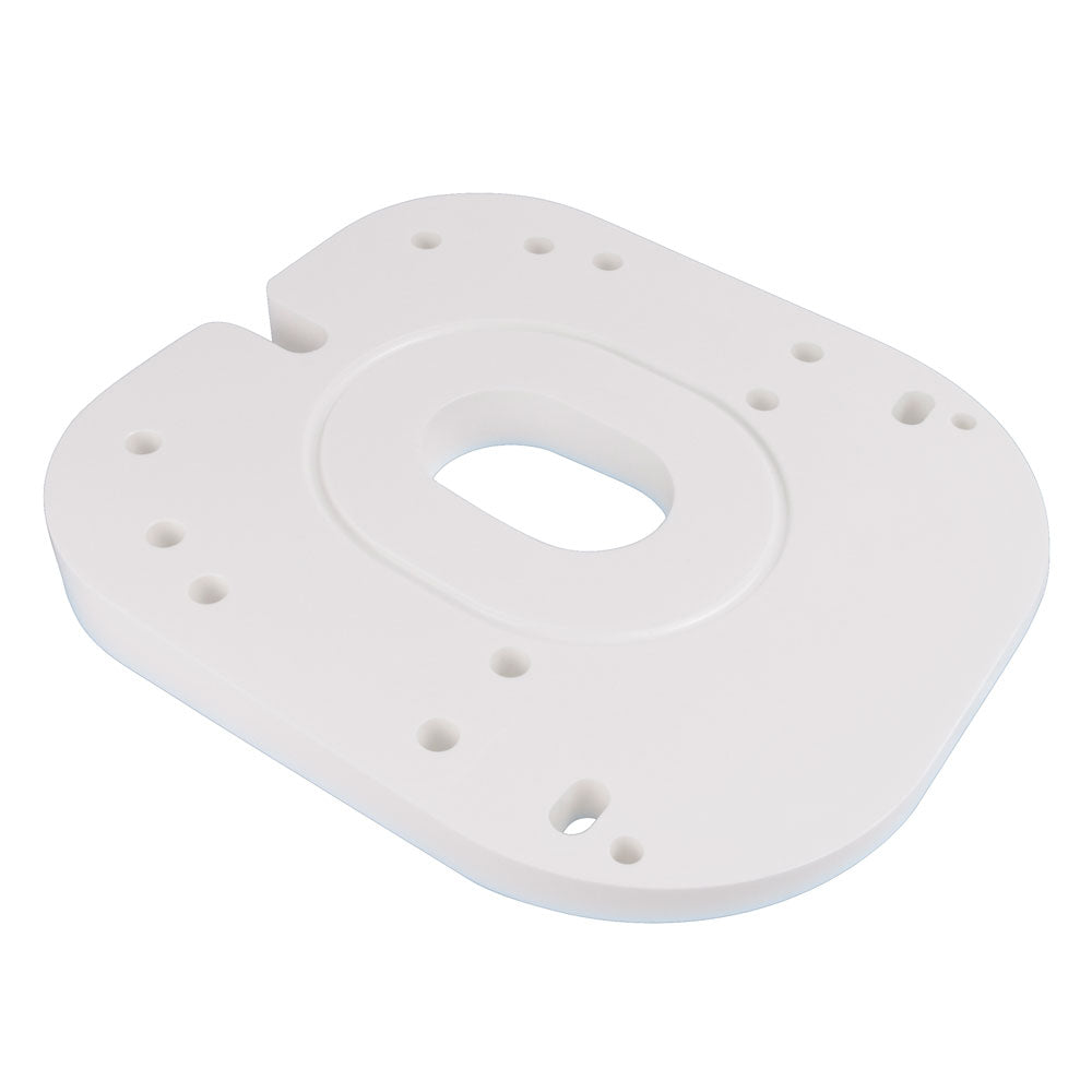 Seaview 4-Degree Wedge for Closed Dome Radars - 18 to 24 Inches, White
