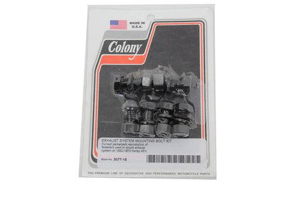 Colony Exhaust System Mounting Bolt Kit for Harley Davidson W Series by Colony