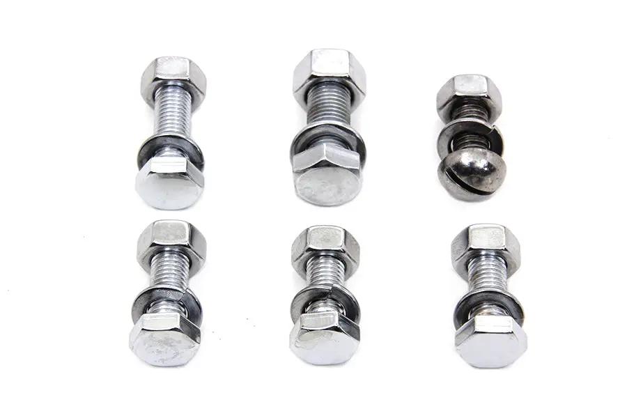 Colony Exhaust System Mounting Bolt Kit Chrome for Harley Davidson W (1932-1941) by Colony