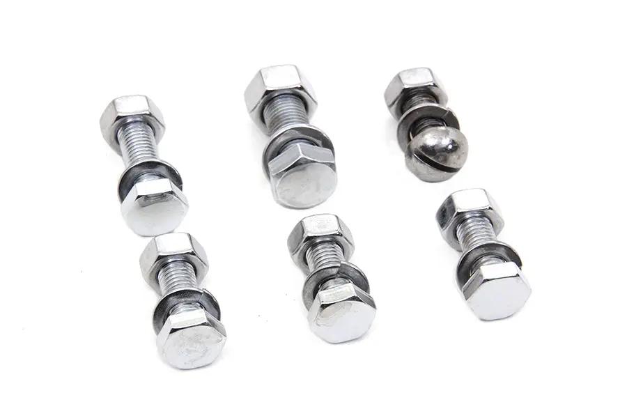 Colony Exhaust System Mounting Bolt Kit Chrome for Harley Davidson W (1932-1941) by Colony