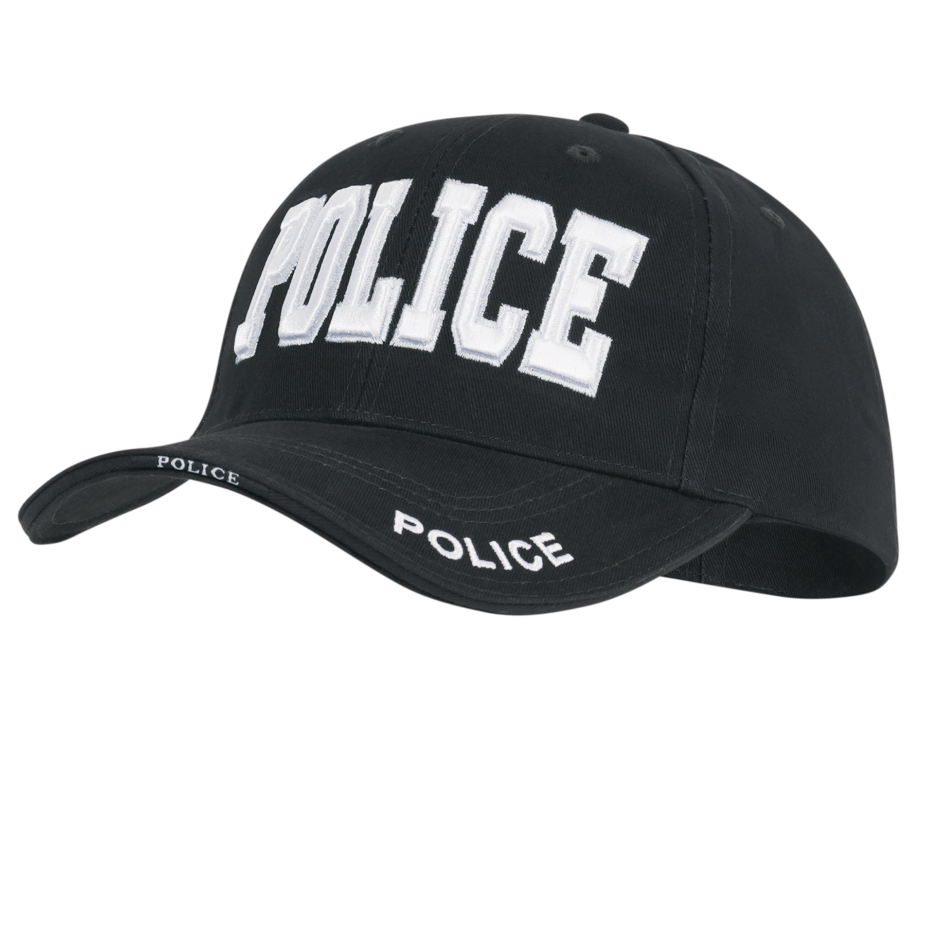 Rothco Deluxe Police Low Profile Cap Black / White