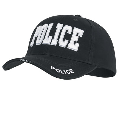 Rothco Deluxe Police Low Profile Cap Black / White