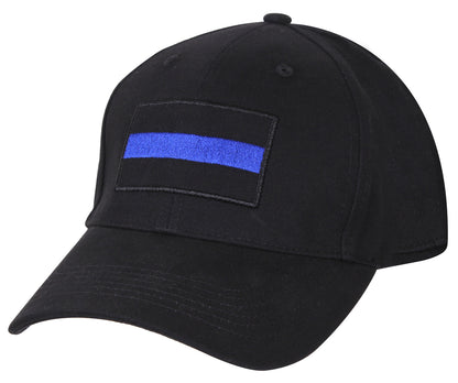 Rothco Thin Blue Line Low Profile Cap - Support Law Enforcement with Embroidered Flag