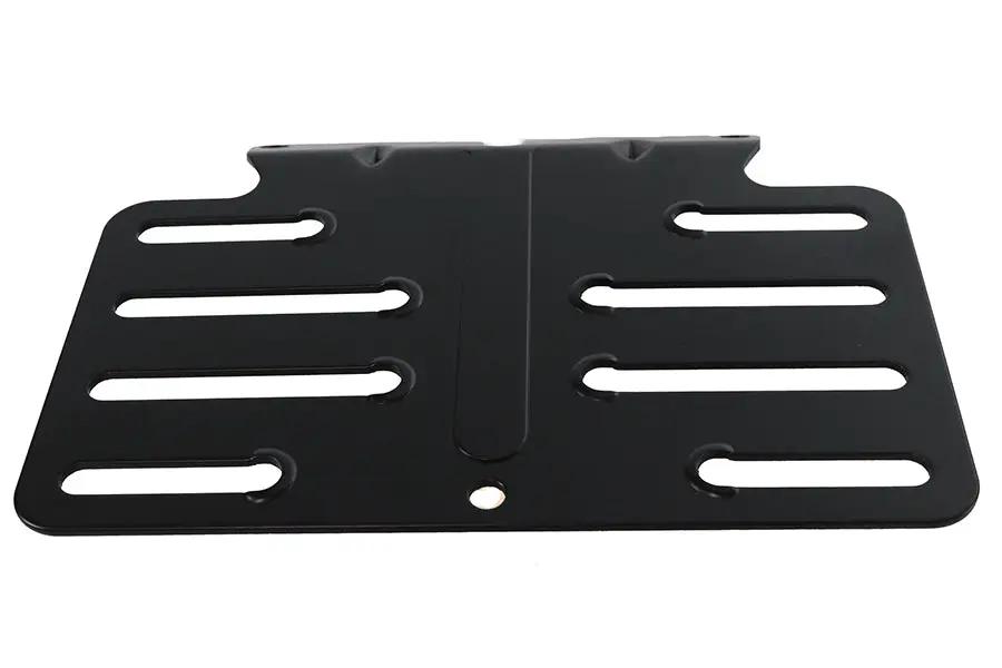 V-Twin License Plate Backing Plate in Black for Harley Davidson FLT Models by V-Twin