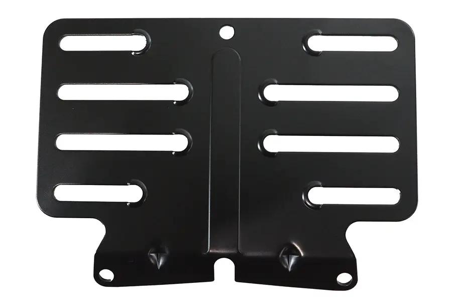 V-Twin License Plate Backing Plate in Black for Harley Davidson FLT Models by V-Twin