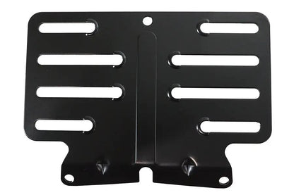 V-Twin License Plate Backing Plate in Black for Harley Davidson FLT Models by V-Twin