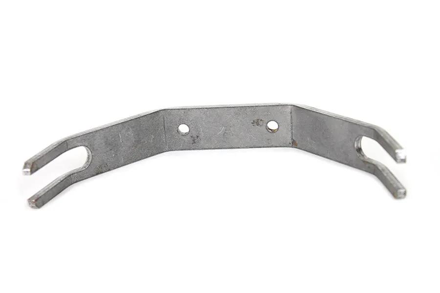 Wyatt Gatling 5 inch Flat Fender Bracket in Raw Steel - Durable Motorcycle Fender Mounting Hardware by Wyatt Gatling