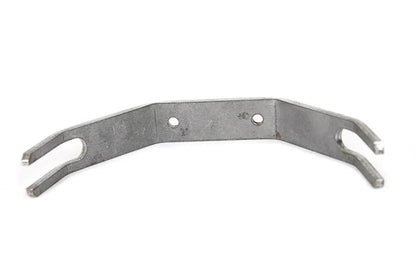 Wyatt Gatling 5 inch Flat Fender Bracket in Raw Steel - Durable Motorcycle Fender Mounting Hardware by Wyatt Gatling