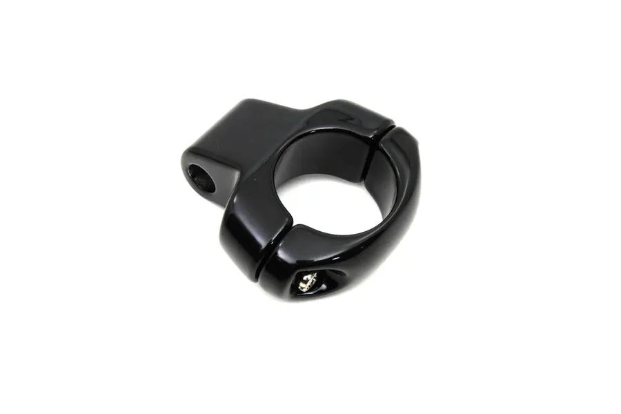 V-Twin Deco Mirror Clamp Black - Part Number 60-0006B by V-Twin