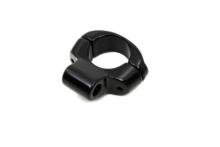 V-Twin Deco Mirror Clamp Black - Part Number 60-0006B by V-Twin