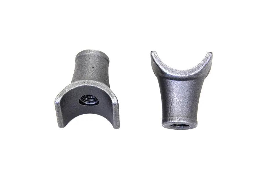 V-Twin Seat Spring Stanchion Set with Adjustable Coped Radius for 1-1/8 to 1-1/4 Inch Tubing by V-Twin