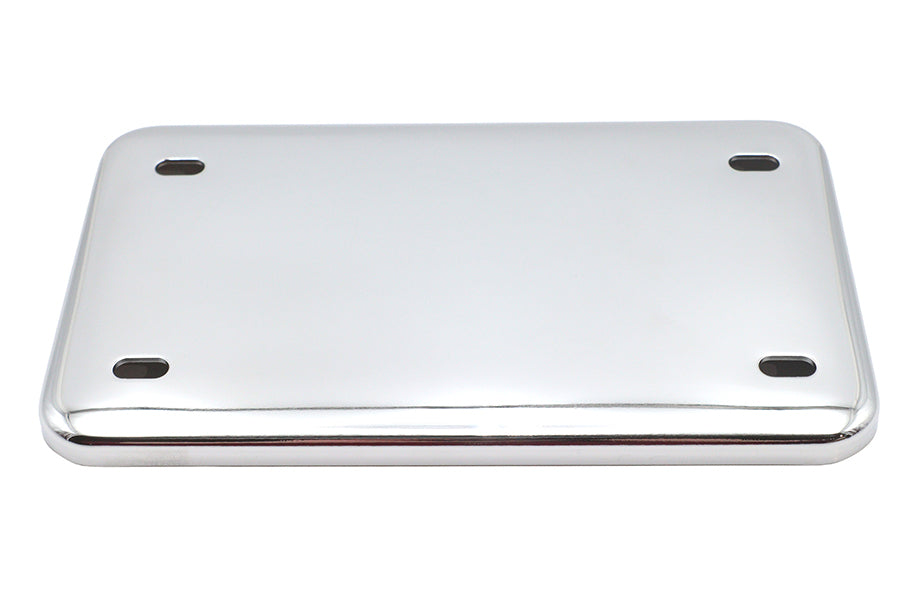 V-Twin License Plate Holder Chrome Part 79105 - Recessed for Plate Mounting