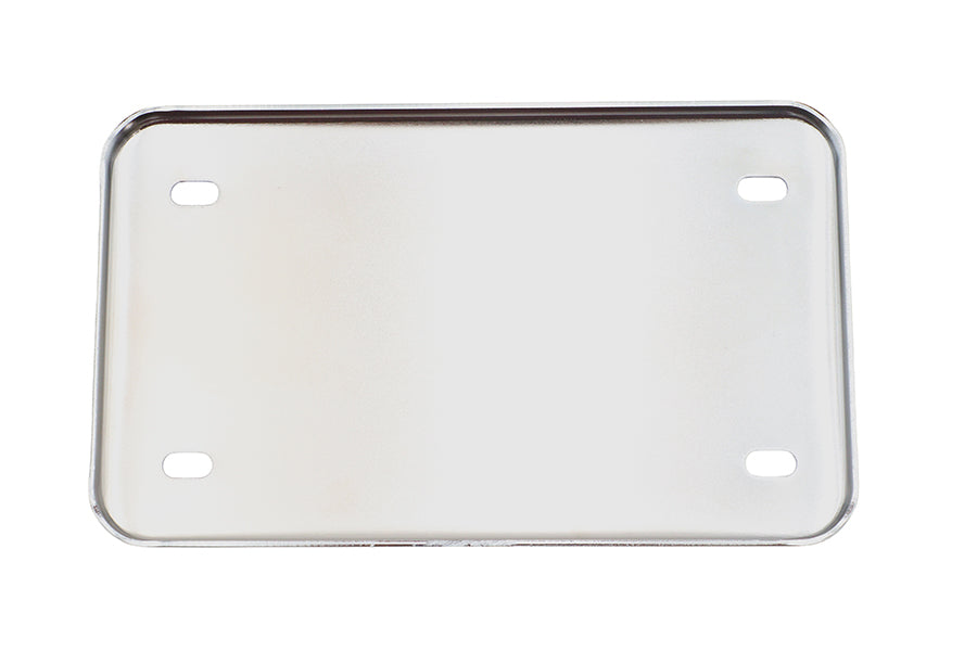 V-Twin License Plate Holder Chrome Part 79105 - Recessed for Plate Mounting