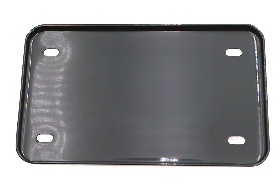 V-Twin 79105B Black Recessed License Plate Holder