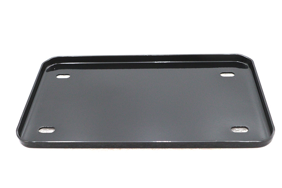 V-Twin 79105B Black Recessed License Plate Holder