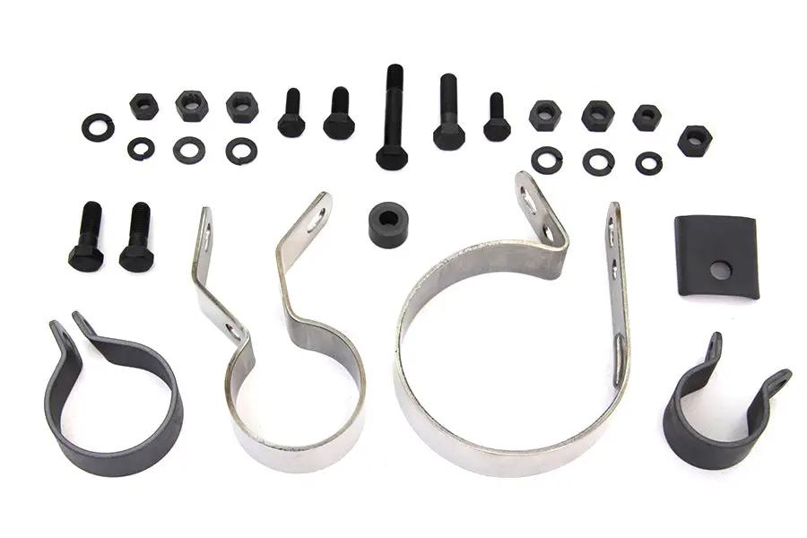 V-Twin Exhaust System Clamp Kit for Harley Davidson FL Models (1941-1950) by V-Twin