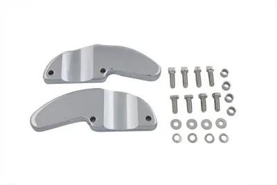V-Twin Chrome Front Fender Adapter Bracket for Harley Davidson FLT (1980-1989) by V-Twin