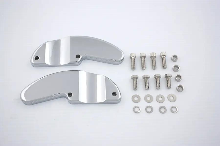 V-Twin Chrome Front Fender Adapter Bracket for Harley Davidson FLT (1980-1989) by V-Twin