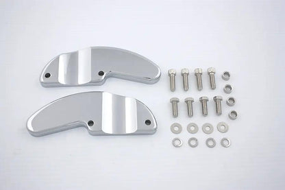 V-Twin Chrome Front Fender Adapter Bracket for Harley Davidson FLT (1980-1989) by V-Twin