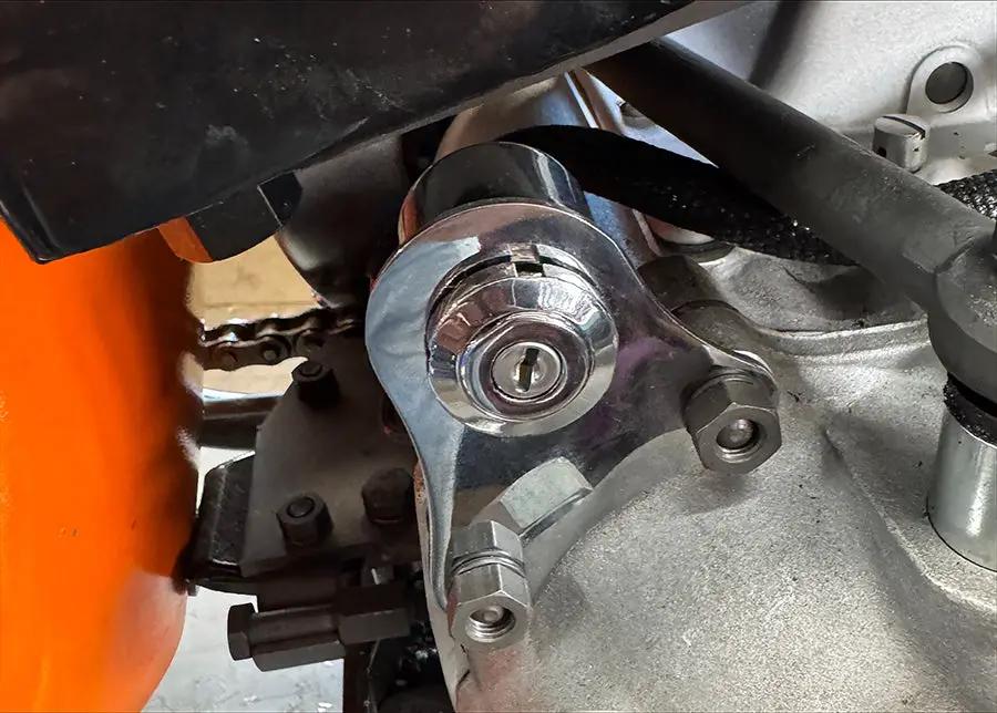 V-Twin Chrome Ignition Switch Bracket Part #71072A by V-Twin