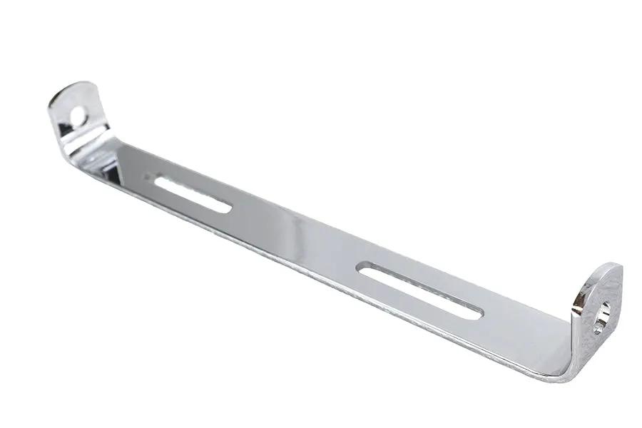 V-Twin Chrome Dual Marker Lamp Bracket – 9-1/2 inch Mounting Chrome Bracket for Bullet Lamps by V-Twin