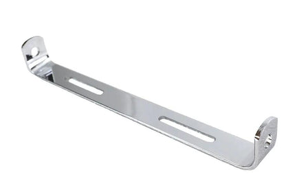 V-Twin Chrome Dual Marker Lamp Bracket – 9-1/2 inch Mounting Chrome Bracket for Bullet Lamps by V-Twin