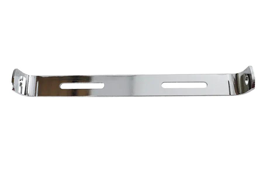 V-Twin Chrome Dual Marker Lamp Bracket – 9-1/2 inch Mounting Chrome Bracket for Bullet Lamps by V-Twin