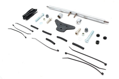 V-Twin Chrome 12 Inch Low Boyz Turn Signal Bar Kit for Harley Davidson FL Models by V-Twin