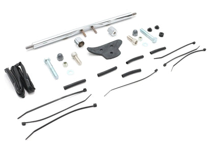 V-Twin Chrome 12 Inch Low Boyz Turn Signal Bar Kit for Harley Davidson FL Models by V-Twin