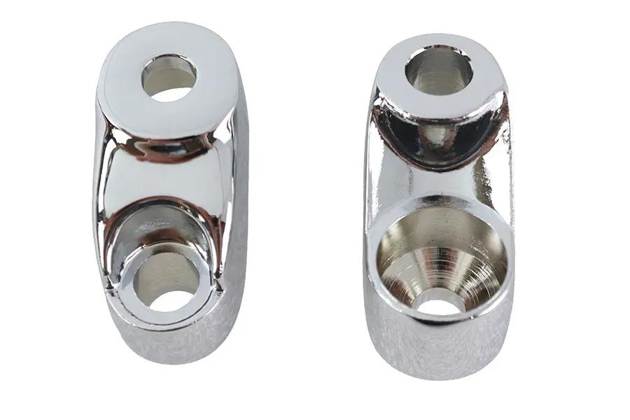 V-Twin Turn Signal Bracket for 39mm Forks – Chrome Finish, Part #74268 by V-Twin